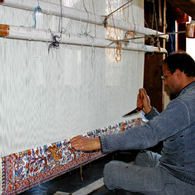 Tapis en soie d'origine