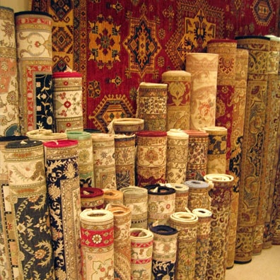 Tapis en soie d'origine